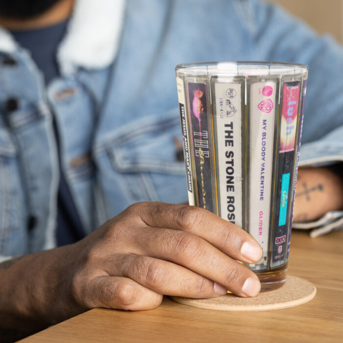 90s Alternative Rock Cassette Pint Glass